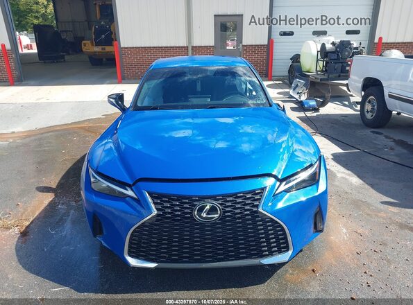 JTHAA1D25M5117826 2021 LEXUS IS 300 Blue Widok deski rozdzielczej