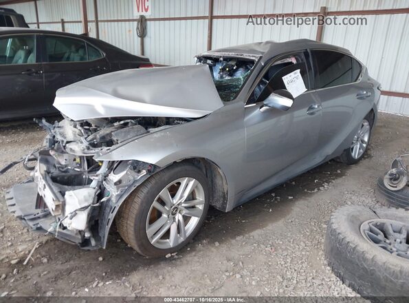 JTHAA1D28M5113933 2021 LEXUS IS 300 Silver წინა მარცხენა ხედი სამი მეოთხედიდან