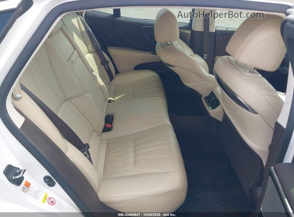 JTHB51FF0J5006024 2018 LEXUS LS 500 White Widok naklejki z numerem VIN