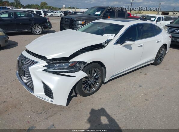 JTHB51FF0J5006024 2018 LEXUS LS 500 White Przód lewy