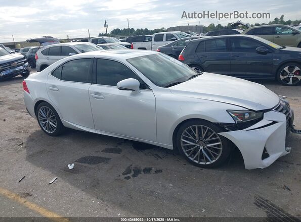 JTHBA1D22H5048295 2017 LEXUS IS 200T Белый Вид щитка приборов