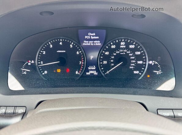 JTHBL5EF2H5143975 2017 LEXUS LS 460 Gold Vista del cuadro de instrumentos