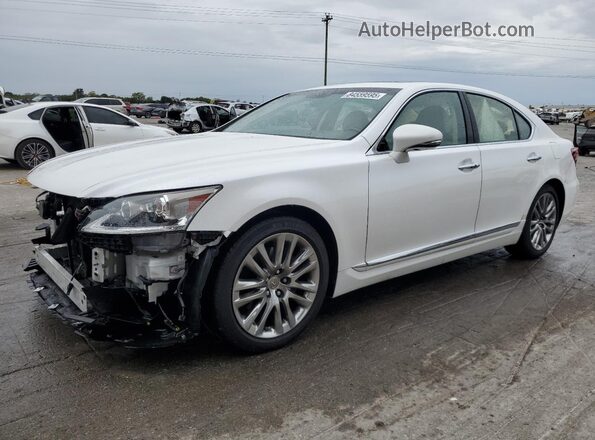 JTHBL5EF4H5144531 2017 LEXUS LS Белый Передняя левая четверть