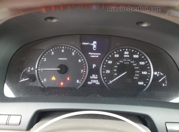 JTHBL5EF4H5144531 2017 LEXUS LS Белый Вид щитка приборов