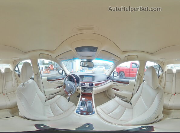 JTHBL5EF4H5144531 2017 LEXUS LS Белый Панорамный вид салона 360°