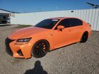 2016 Lexus Gs-f Orange vin: JTHBP1BL8GA001403