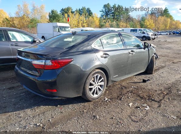 JTHBW1GG4J2174318 2018 LEXUS ES 300H Черный Задняя правая четверть