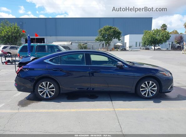 JTHBZ1B10K2000368 2019 LEXUS ES 350 Синий Вид задней части салона