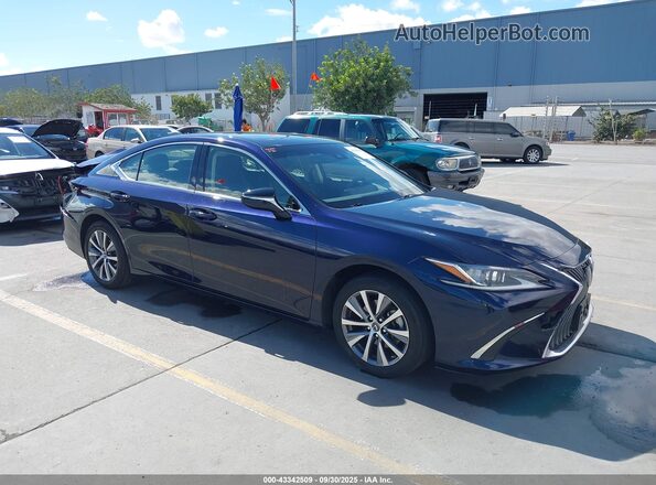 JTHBZ1B10K2000368 2019 LEXUS ES 350 Синий Передняя правая четверть