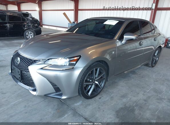 JTHBZ1BL6JA015754 2018 LEXUS GS 350 Серебряный Передняя левая четверть