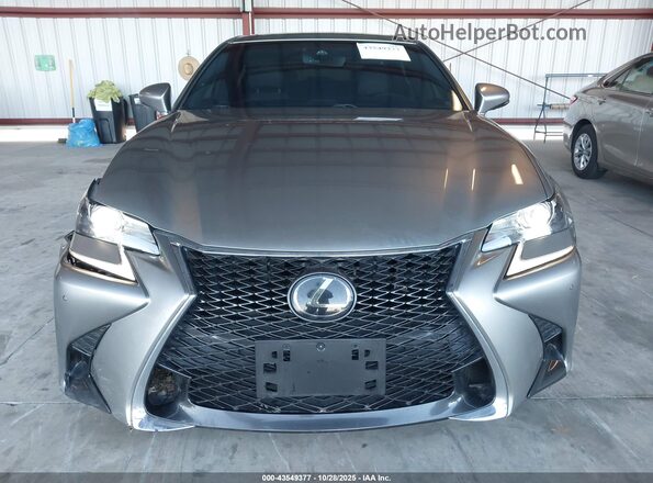JTHBZ1BL6JA015754 2018 LEXUS GS 350 Серебряный Вид задней части салона
