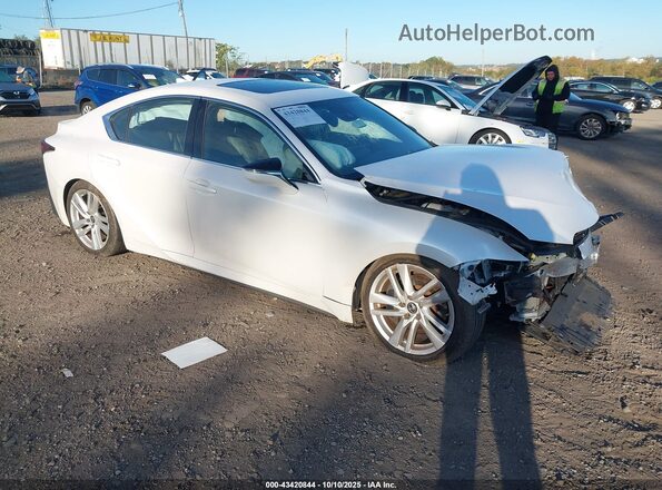 JTHC81F24M5045079 2021 LEXUS IS 300 Белый Передняя правая четверть