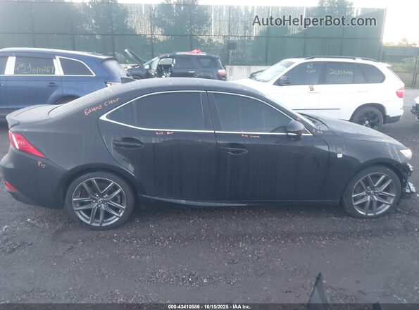 JTHCE1D28G5010853 2016 LEXUS IS 350 Черный Вид задней части салона