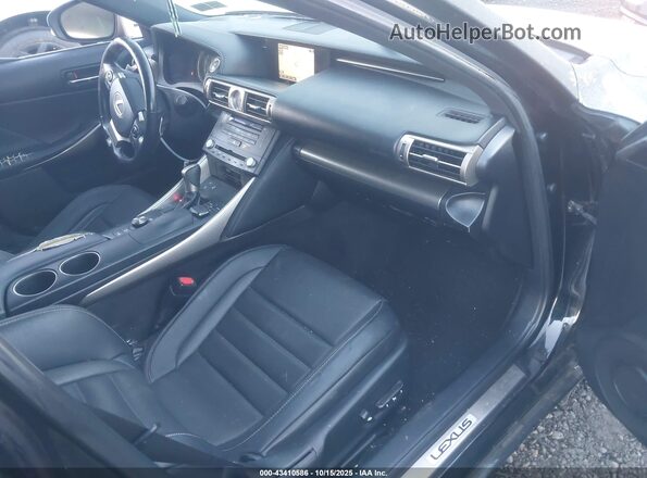 JTHCE1D28G5010853 2016 LEXUS IS 350 Черный Вид салона спереди