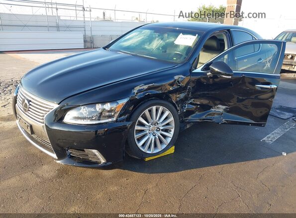 JTHCL5EF1H5029437 2017 LEXUS LS 460 Black Vista tres cuartos delantera izquierda