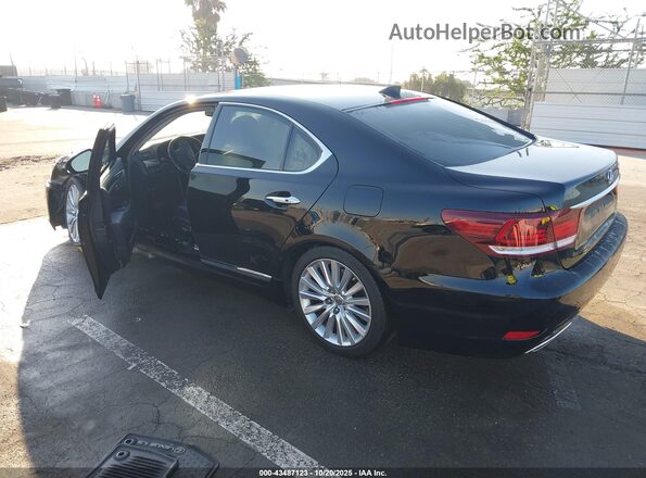JTHCL5EF1H5029437 2017 LEXUS LS 460 Black Trasero izquierdo