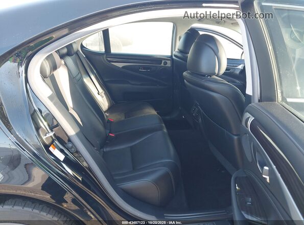 JTHCL5EF1H5029437 2017 LEXUS LS 460 Black Vista de la etiqueta del VIN