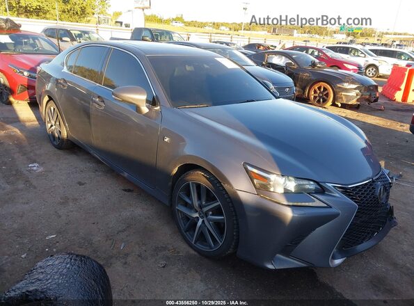 JTHCZ1BL1GA001032 2016 LEXUS GS 350 Серый Передняя правая четверть