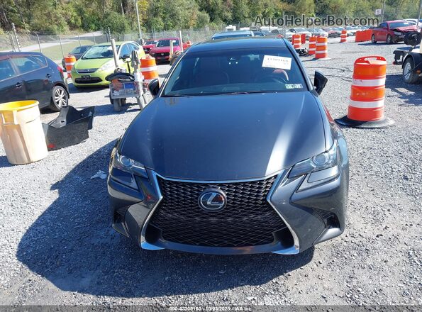 JTHCZ1BL8HA007329 2017 LEXUS GS 350 Черный Вид задней части салона