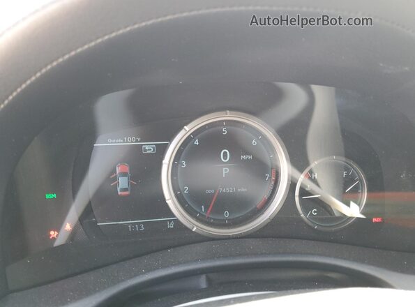 JTHCZ1BL9HA007209 2017 LEXUS GS Белый Вид щитка приборов