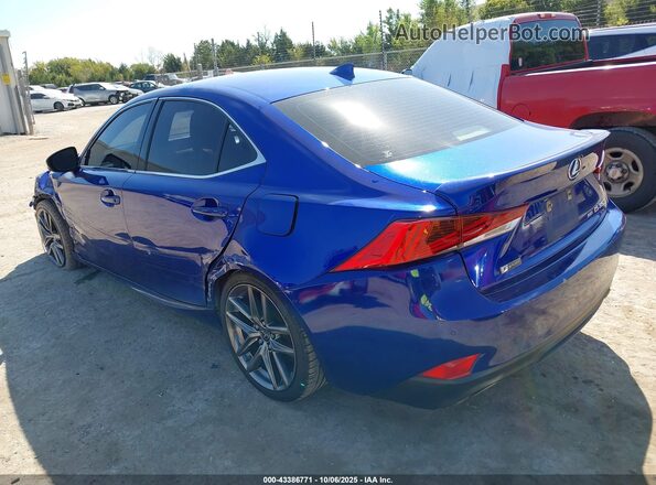 JTHCZ1D23J5015065 2018 LEXUS IS 350 Blue Задня ліва чверть