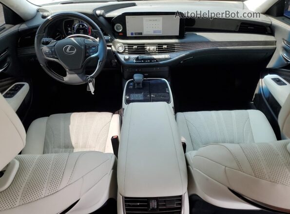 JTHD51FF0P5018885 2023 LEXUS LS Gray Dashboard view