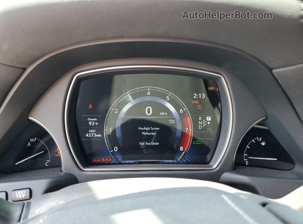 JTHD51FF0P5018885 2023 LEXUS LS Gray Instrument cluster view