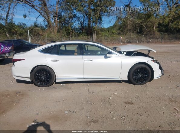 JTHD51GF3P5011038 2023 LEXUS LS 500 White Widok zestawu wskaźników
