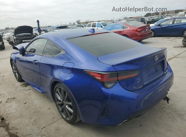 JTHGA5BC2L5010860 2020 LEXUS RC Blue Հետևի ձախ