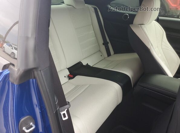 JTHGA5BC2L5010860 2020 LEXUS RC Blue Հետևի նստատեղերի տեսք