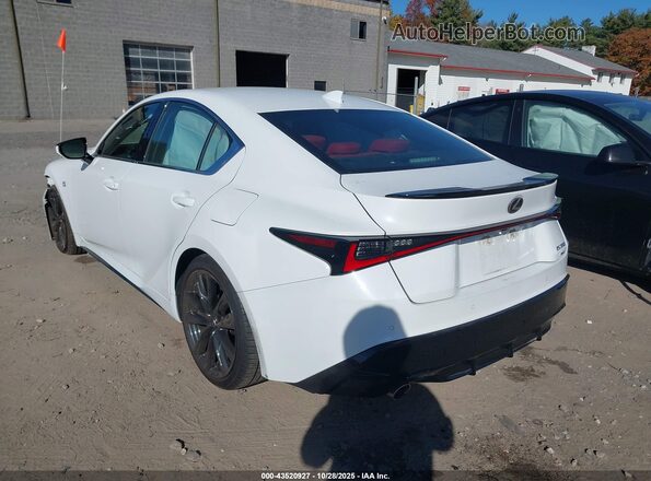 JTHGZ1E23P5032098 2023 LEXUS IS 350 Белый Задняя левая четверть