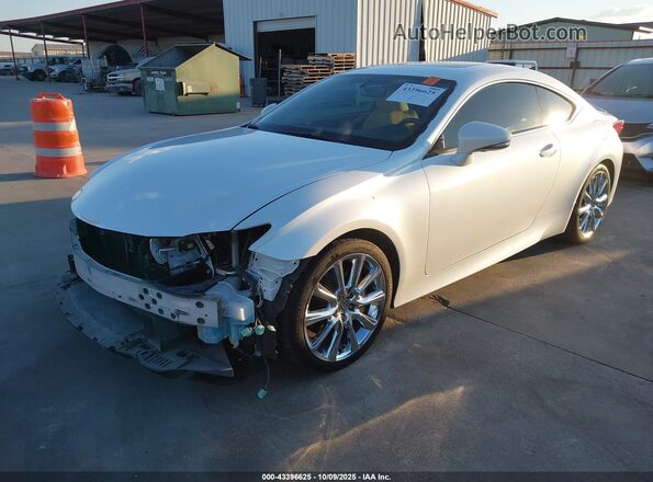 JTHHA5BC1G5004185 2016 LEXUS RC 200T Белый Передняя левая четверть