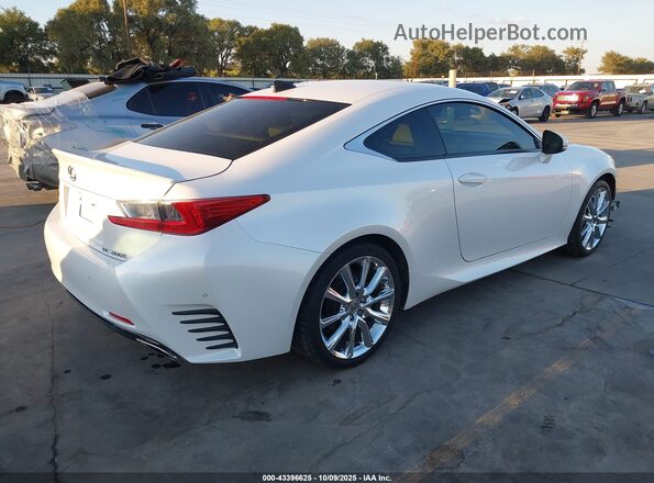 JTHHA5BC1G5004185 2016 LEXUS RC 200T Белый Задняя правая четверть