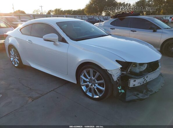 JTHHA5BC1G5004185 2016 LEXUS RC 200T Белый Передняя правая четверть