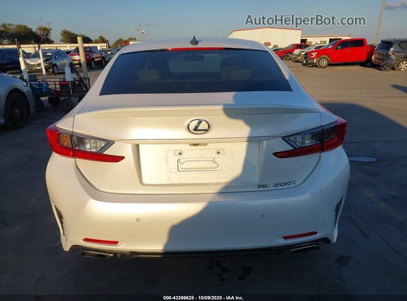 JTHHA5BC1G5004185 2016 LEXUS RC 200T Белый 