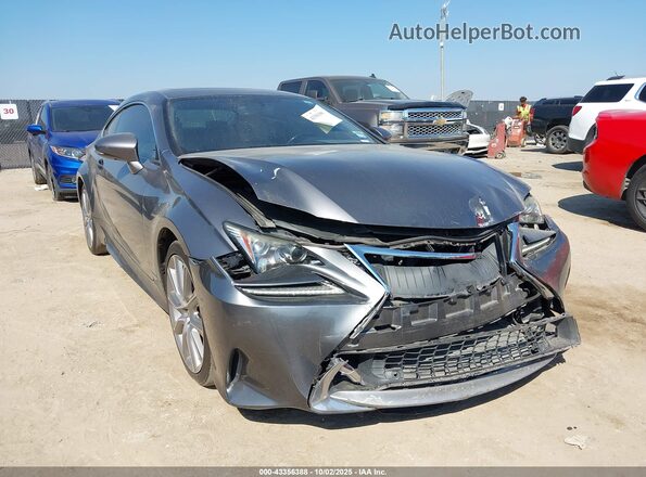 JTHHA5BC3G5003409 2016 LEXUS RC 200T Серый Передняя правая четверть