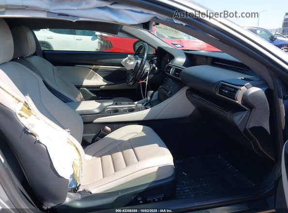 JTHHA5BC3G5003409 2016 LEXUS RC 200T Серый Вид салона спереди
