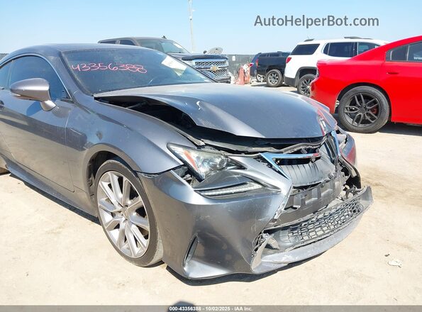 JTHHA5BC3G5003409 2016 LEXUS RC 200T Серый Вид спереди