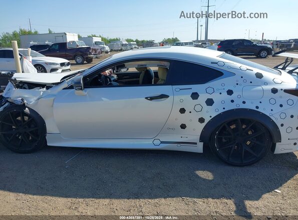 JTHHA5BC9H5004839 2017 LEXUS RC 200T Белый Вид задней части салона