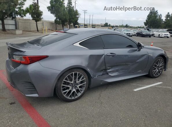 JTHHE5BC4H5016692 2017 LEXUS RC Серый Задняя правая четверть