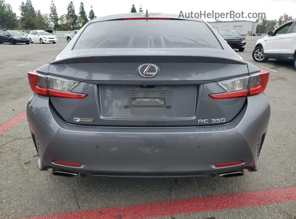 JTHHE5BC4H5016692 2017 LEXUS RC Серый Вид сзади