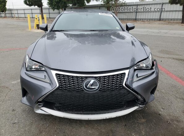 JTHHE5BC4H5016692 2017 LEXUS RC Серый Вид спереди