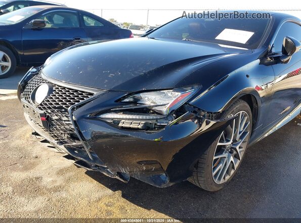 JTHHZ5BC2J5018452 2018 LEXUS RC 350 Black Вид спереду