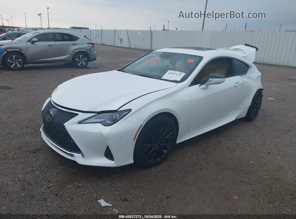 JTHHZ5BC2K5019652 2019 LEXUS RC 350 White Widok wnętrza 360 stopni