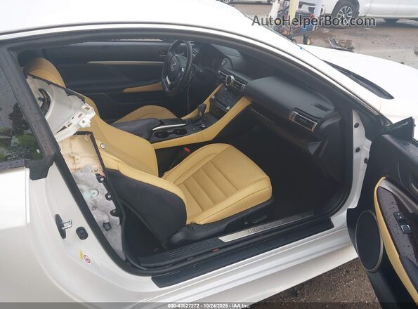 JTHHZ5BC2K5019652 2019 LEXUS RC 350 White Widok wnętrza z przodu