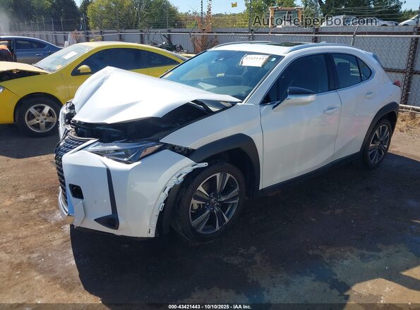 JTHP3JBH4M2033946 2021 LEXUS UX 200 White Առջևի ձախ երեք քառորդ տեսարան