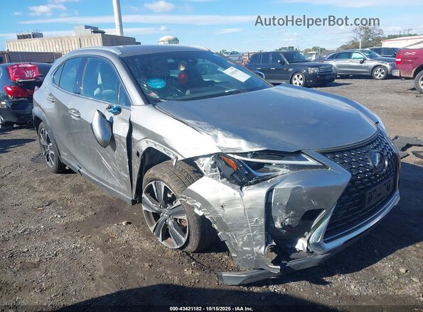 JTHP9JBHXL2021457 2020 LEXUS UX 250H Silver Widok z przodu