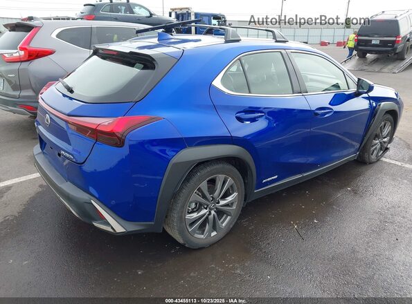JTHR9JBH5L2036313 2020 LEXUS UX 250H Синий Задняя правая четверть