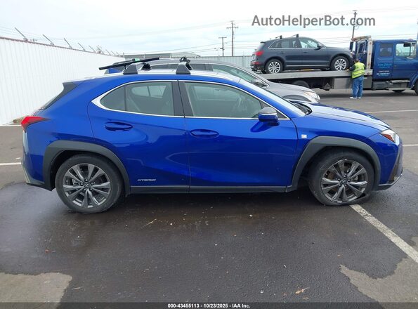 JTHR9JBH5L2036313 2020 LEXUS UX 250H Синий Вид задней части салона