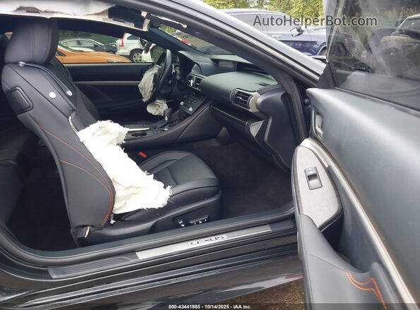 JTHS85BC3J5004150 2018 LEXUS RC 300 Black Widok wnętrza z przodu